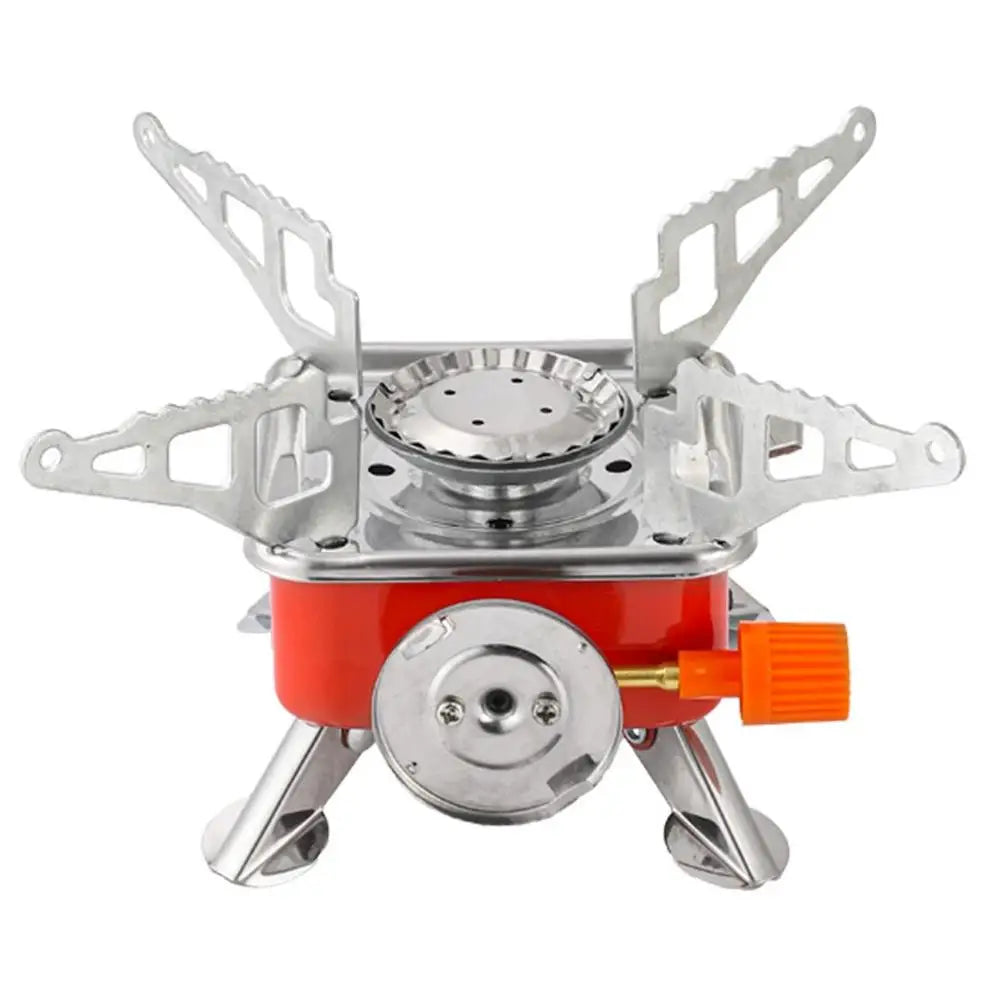 Portable Burner Camping Foldable Windproof Outdoor Gas Tank Stove for Backpacking Camping Hiking Picnic Camping Burner