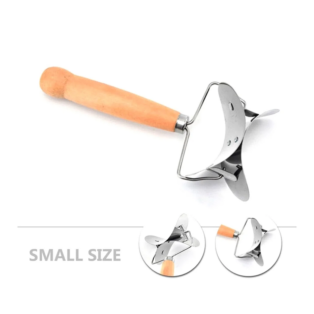 Stainless Steel Dumpling Wrappers Skin Dough Cutter Circle Roller Ravioli Dumpling Maker Cutter Pastry Cutting Tool